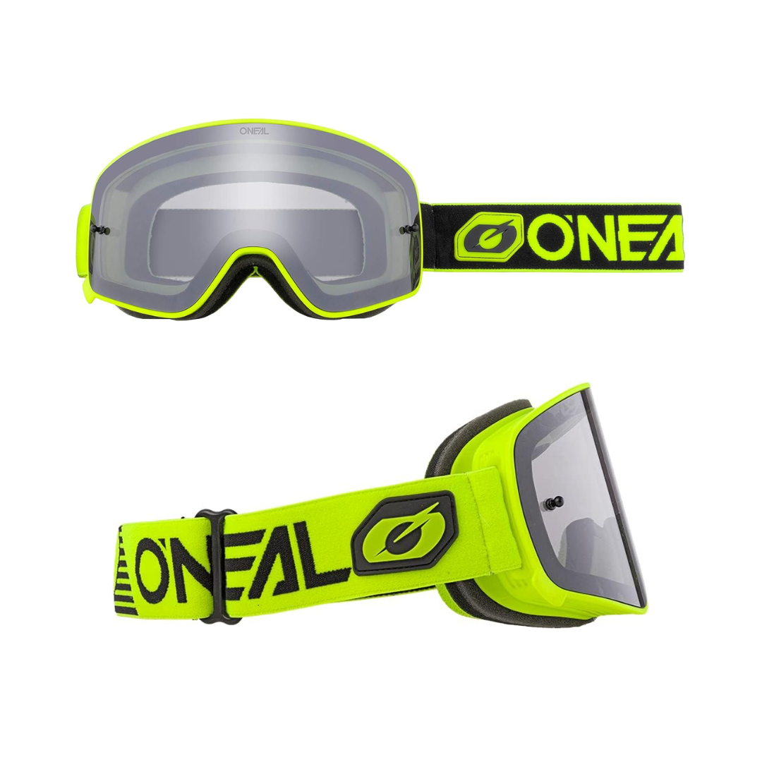 motorcrossbril van o'neal neon geel met zwart