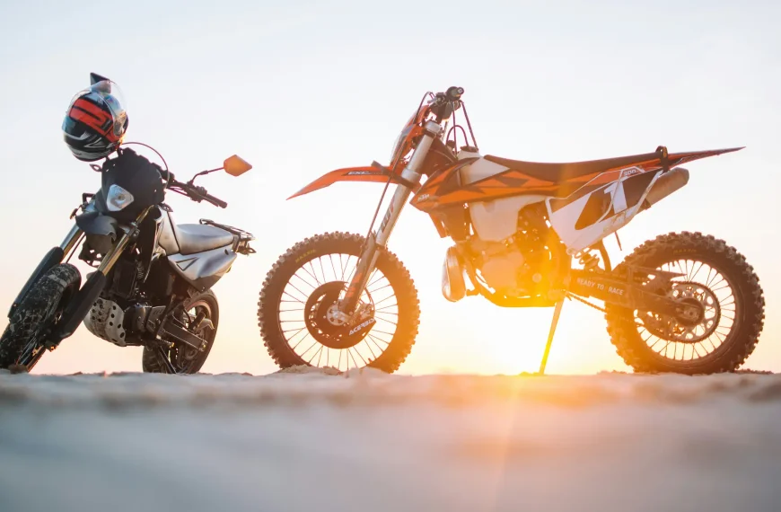 motorrijden in de hitte zomer warm weer