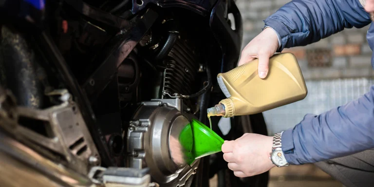 motorolie motorfiets verversen