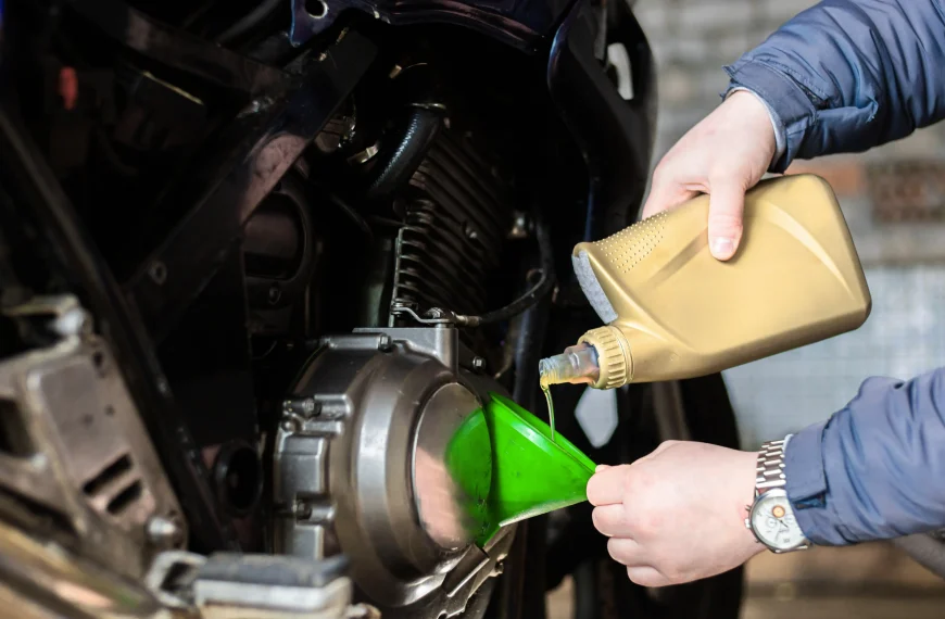 motorolie motorfiets verversen